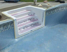 Piscine en fibre de verre