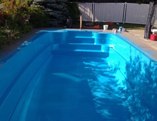 Piscine en fibre de verre